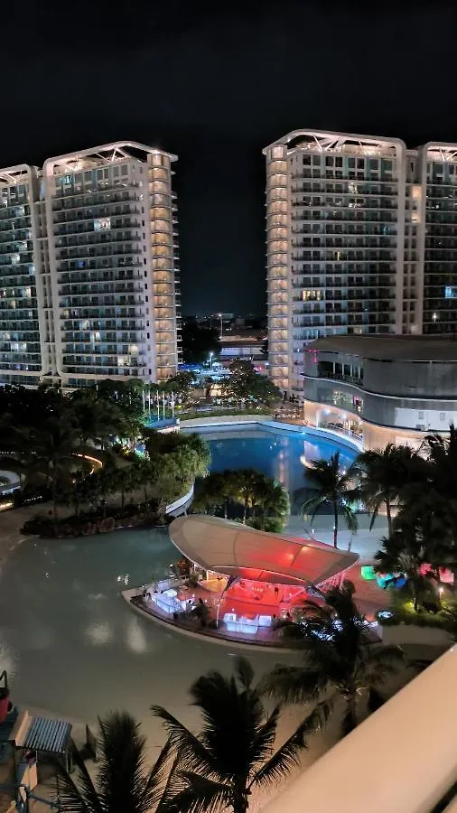 Beach View Balcony In Azure Urban Resort Residences Manila